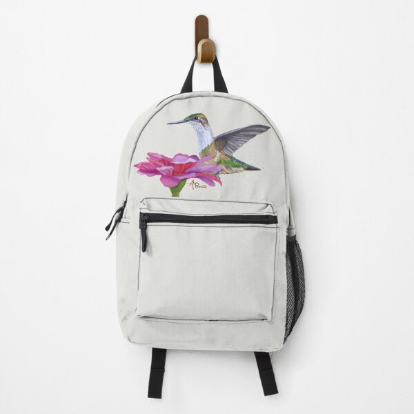 Item preview, Zinnia Loving Humminbird designed and sold by Angeles M. Pomata.