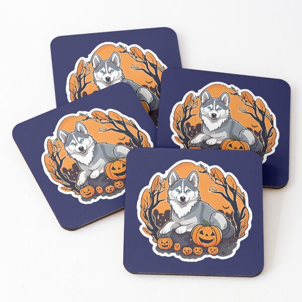 Item preview, halloween husky designed and sold by SketchysDESIGNS.