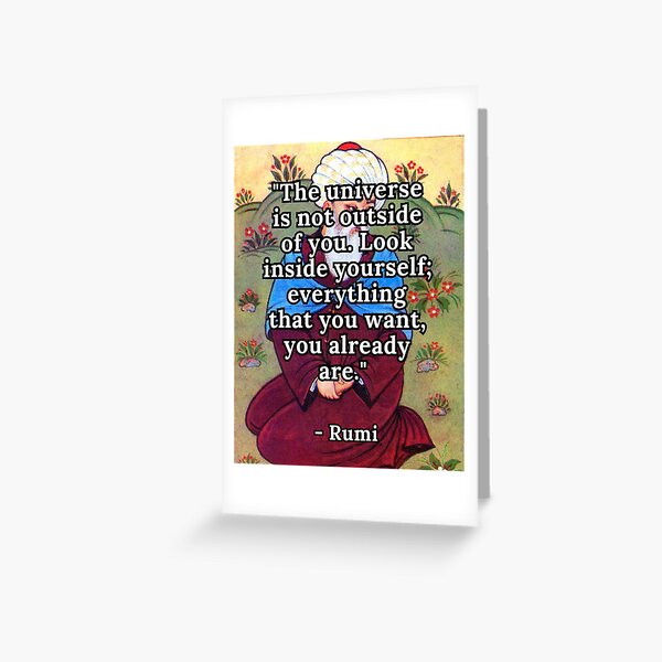 Item preview, Rumi Quote designed and sold by Beyond The Veil.
