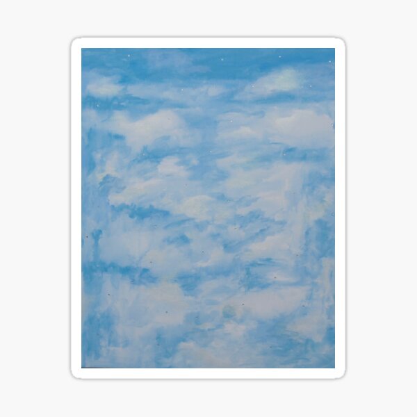 Away in the Clouds Sticker