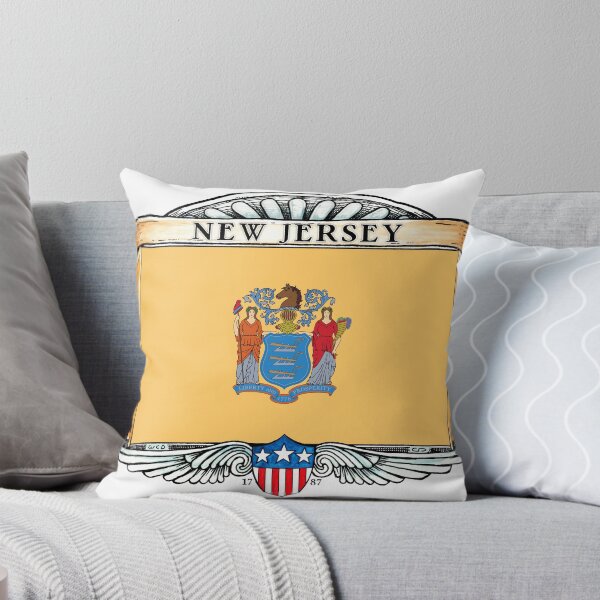 Item preview, New Jersey Art Deco Design with Flag designed and sold by Cleave.