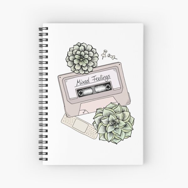 Mixed Feelings Spiral Notebook