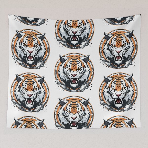 Item preview, Tiger Head Vector Design designed and sold by BombasticBubble.