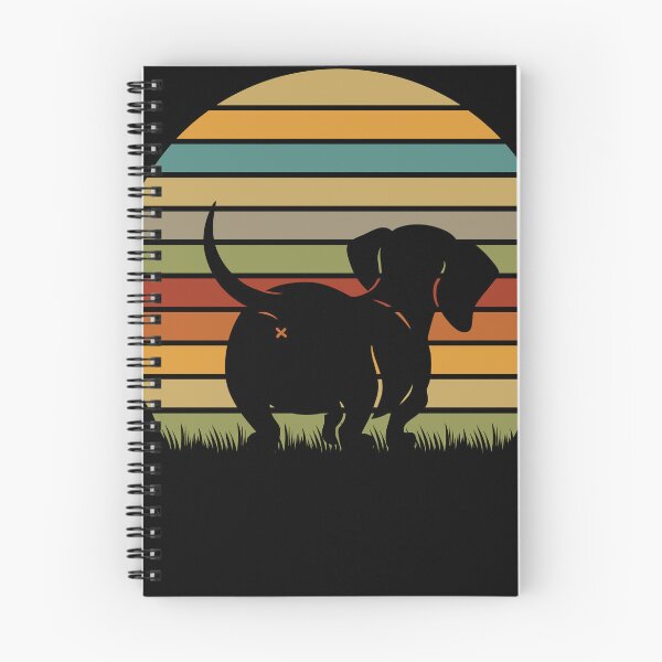 Item preview, Vintage Retro Dachshund Wiener Sunset Silhouette Doxie Lover designed and sold by MintaApparel.