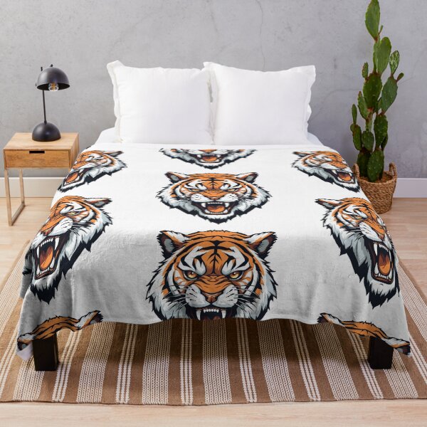 Item preview, Bengal Tiger Head Vector Illustration designed and sold by BombasticBubble.