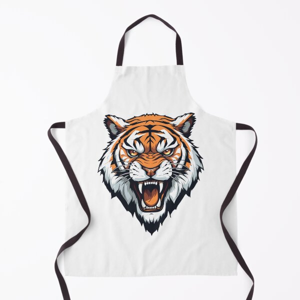 Item preview, Bengal Tiger Head Vector Illustration designed and sold by BombasticBubble.