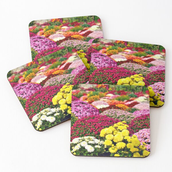 Item preview, Garden  with different chrysanthemum flower autumn season designed and sold by goceris.