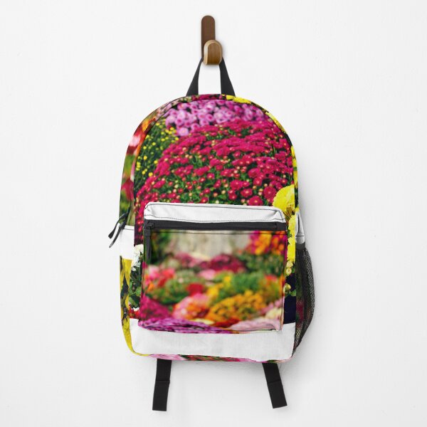 Item preview, Garden with different chrysanthemum flower autumn season designed and sold by goceris.