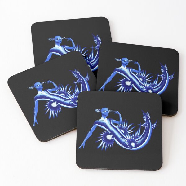 Item preview, Blue Dragon Nudibranch Mermaid designed and sold by havajz.