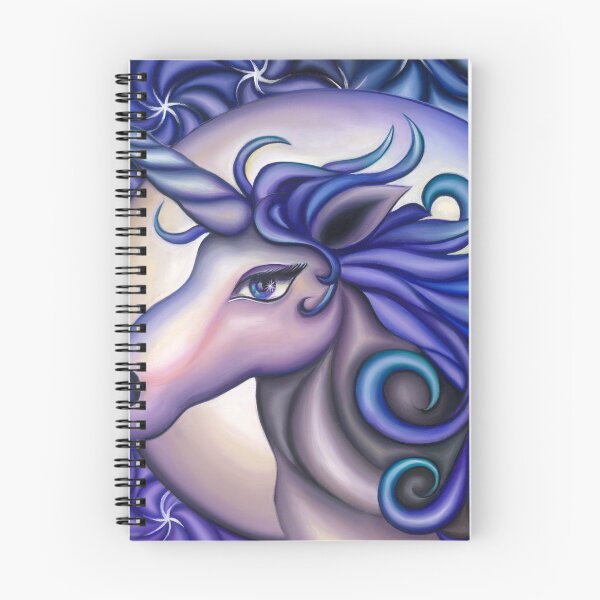 Item preview, Unicorn with Moon and Stars designed and sold by thaddeus-art.