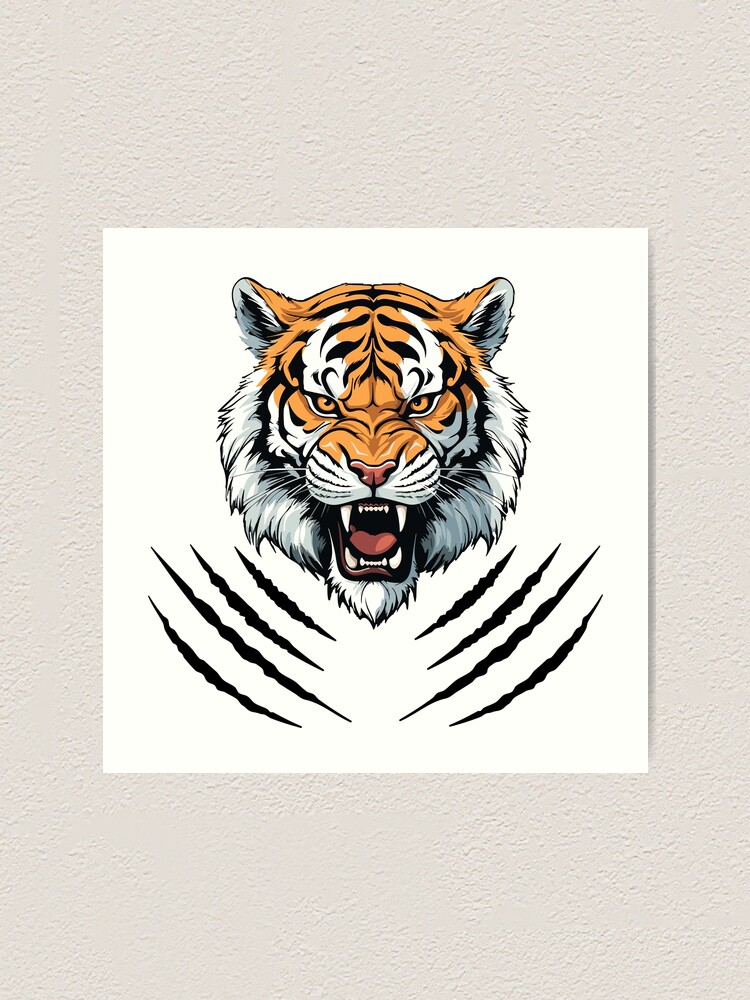 Tiger Pattern Vector Art & Graphics