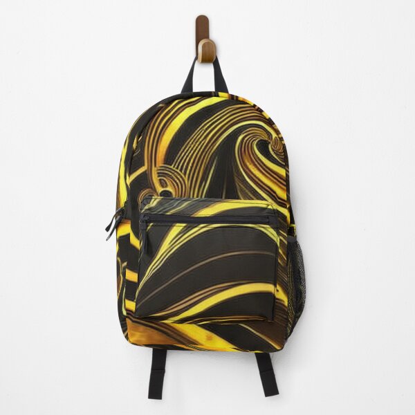 Item preview, Abstract Black and Gold Swirls   designed and sold by BirdsnStuff.