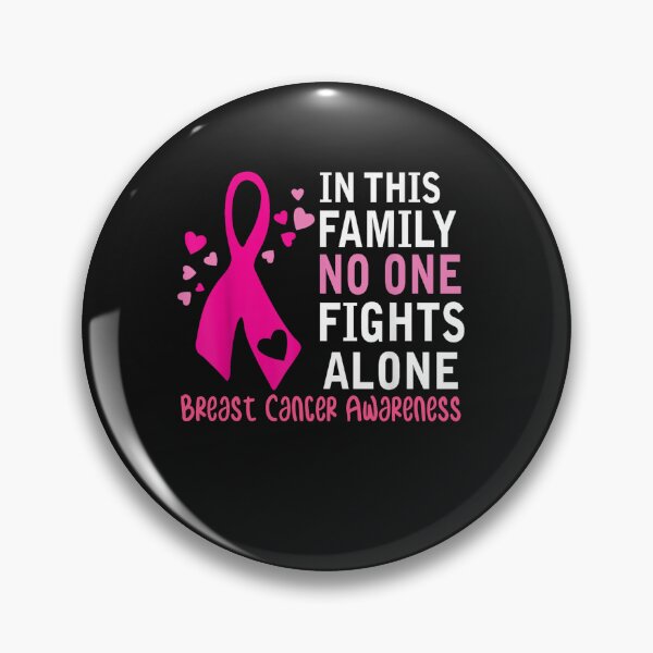 Item preview, In this family no one fights alone Breast Cancer designed and sold by Pitchou07.