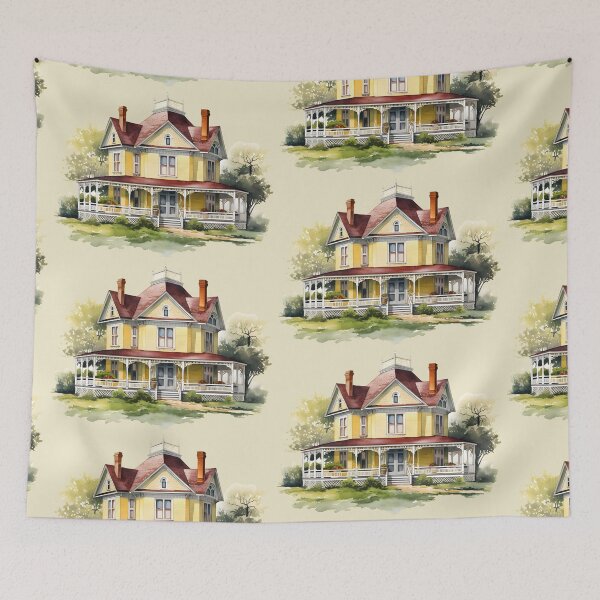 Item preview, A Yellow Victorian House designed and sold by BradCow.
