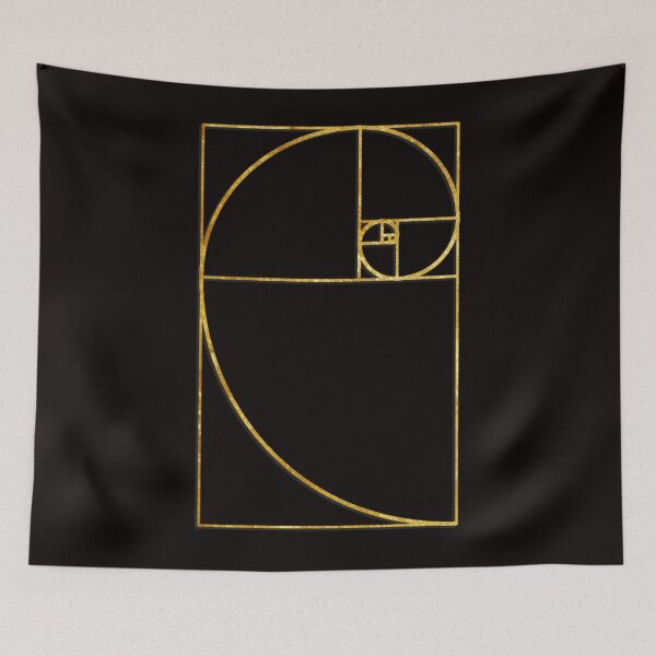 Item preview, Golden Ratio Sacred Fibonacci Spiral  designed and sold by LELADADILLA.