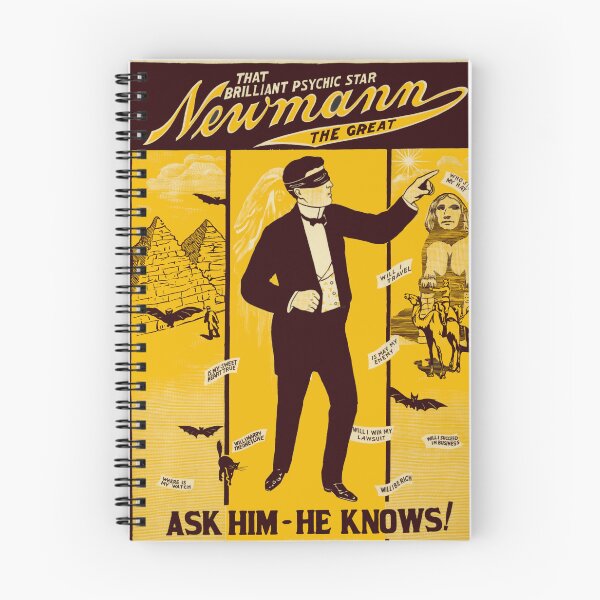 Item preview, Vintage Magic Poster - Neumann the Great Psychic designed and sold by seaplain.
