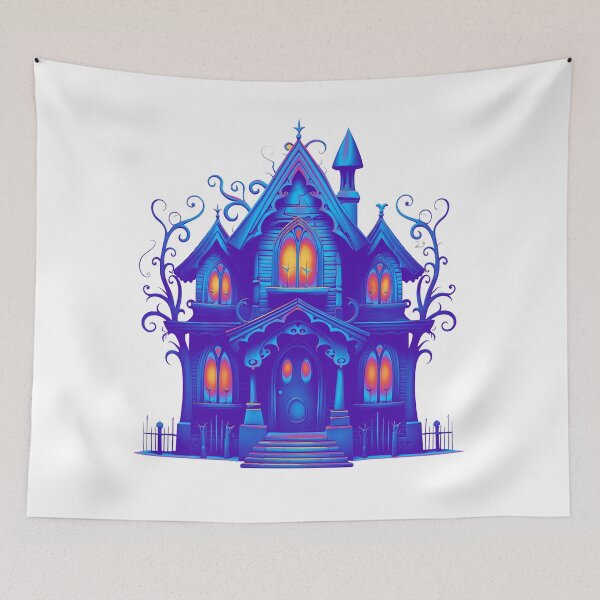Item preview, Haunted House - Gothic, Horror, Halloween designed and sold by FoleleDesigns.