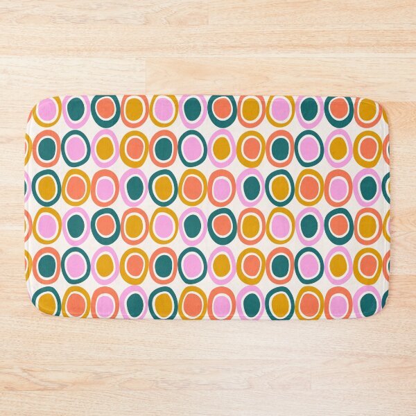 Item preview, Double Dots Retro 70s Circle Grid designed and sold by AlohaSadie.
