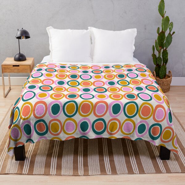Item preview, Double Dots Retro 70s Circle Grid designed and sold by AlohaSadie.