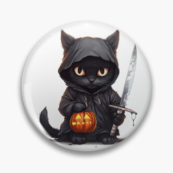 Item preview, Halloween black cat ready for Halloween designed and sold by Mikakujumi.