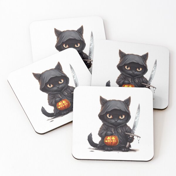 Item preview, Halloween black cat ready for Halloween designed and sold by Mikakujumi.