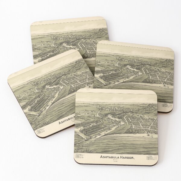 Item preview, Ashtabula Harbor, Ohio (1896) designed and sold by allhistory.