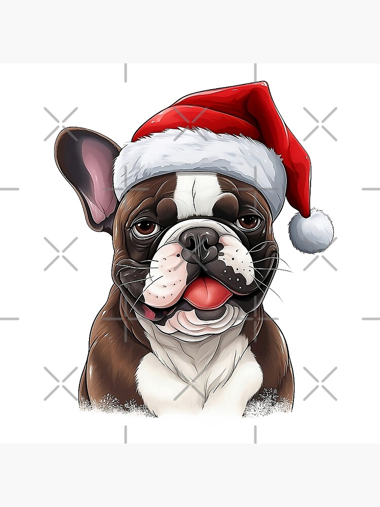 French Bulldog Christmas Santa Frenchie Christmas Frenchie Gift