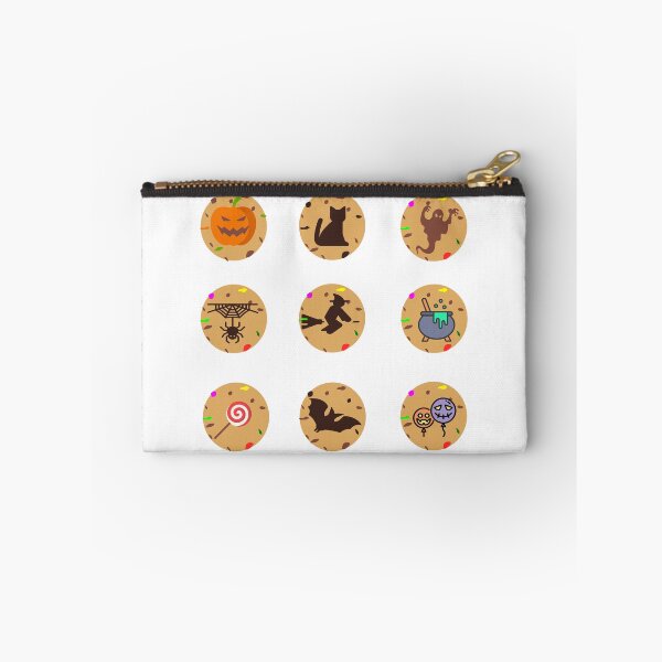 Item preview, Halloween cookies, pillsbury cookies. balloon, black cat, cauldron, ghost, lollipop, pumpkin, spider, bat, witch designed and sold by mayaone.