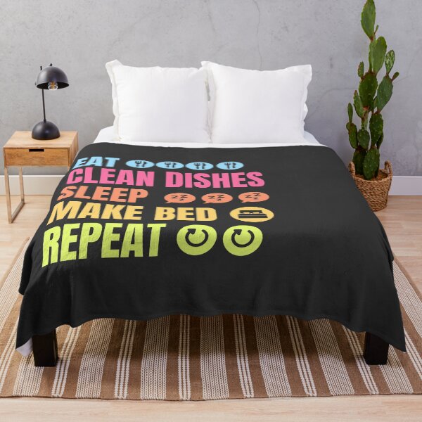 Item preview,  Eat, wash the dishes, sleep, repeat designed and sold by studio468.