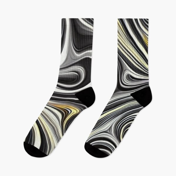 Item preview, Abstract Black and White Swirls   designed and sold by BirdsnStuff.
