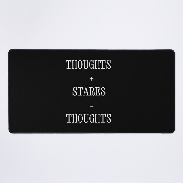 Item preview, Thoughts+Stares=Thoughts Funny Quotes designed and sold by Designfs.