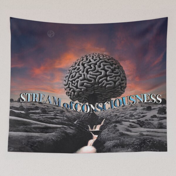 Item preview, Stream of Consciousness designed and sold by Glenburn Graphics.