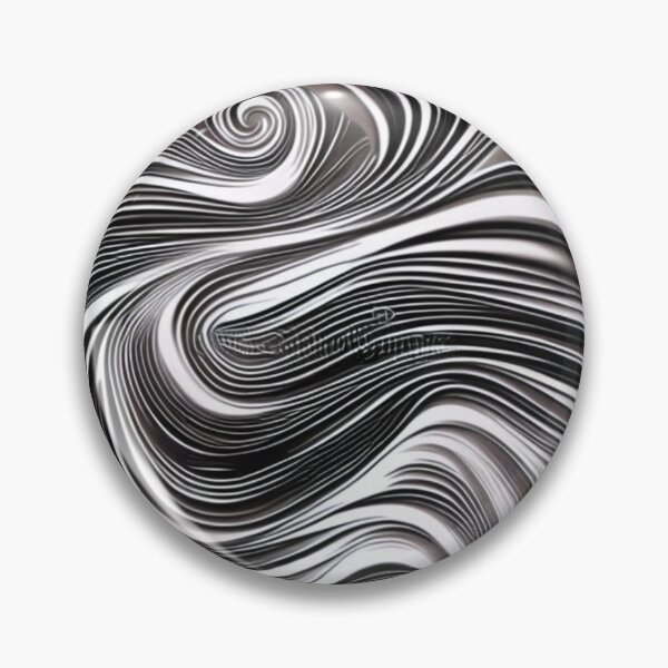 Item preview, Abstract Black and White Swirls   designed and sold by BirdsnStuff.