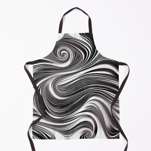Item preview, Abstract Black and White Swirls designed and sold by BirdsnStuff.