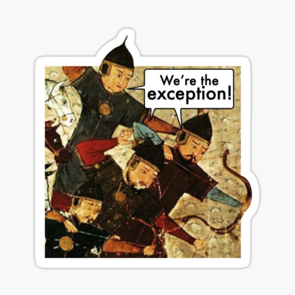 Aperçu de l'œuvre Mongols - Nous sommes l'exception ! créée et vendue par delilb-olima.