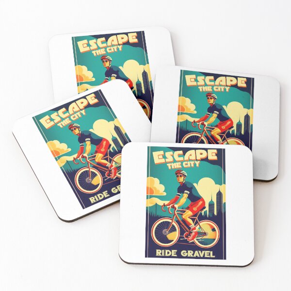 Item preview, Escapar de la ciudad montar en bicicleta de grava designed and sold by Esskay Designs.