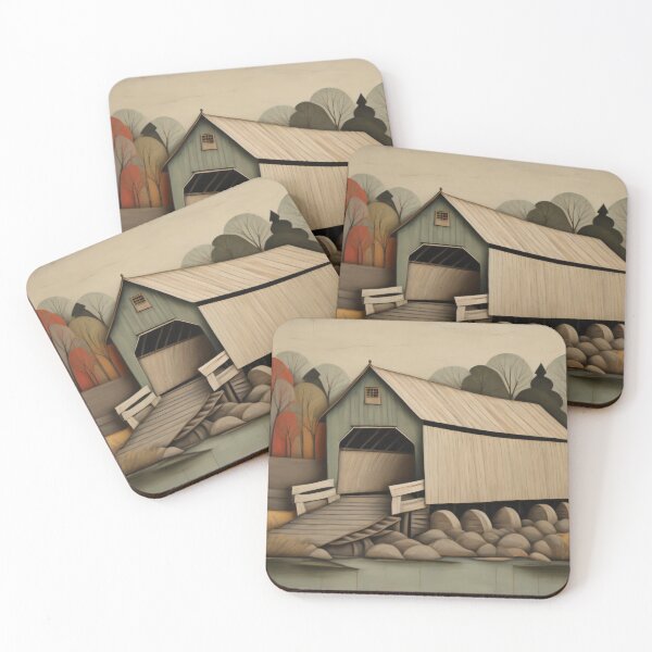 Item preview, Americana - Covered Bridge Series 4 designed and sold by sage-and-se7en.