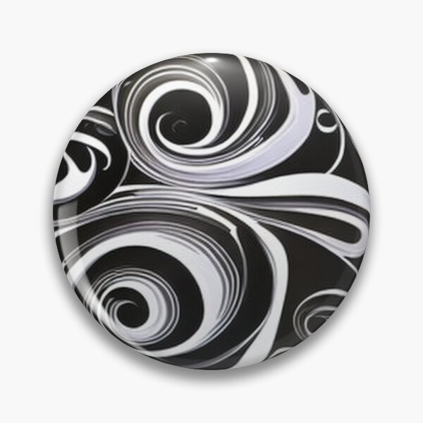 Item preview, Abstract Black and White Swirls   designed and sold by BirdsnStuff.