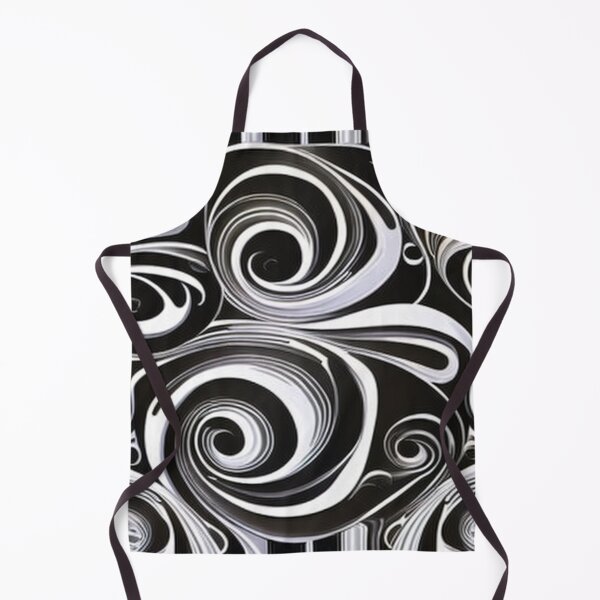Item preview, Abstract Black and White Swirls designed and sold by BirdsnStuff.