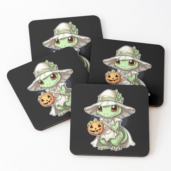 Item preview, Scary Iguana in horror outfit - Halloween Special designed and sold by Sidewayanimals.
