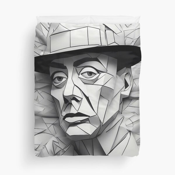 Artikel-Vorschau von Buster Keaton in Papier, designt und verkauft von paeddydesign.