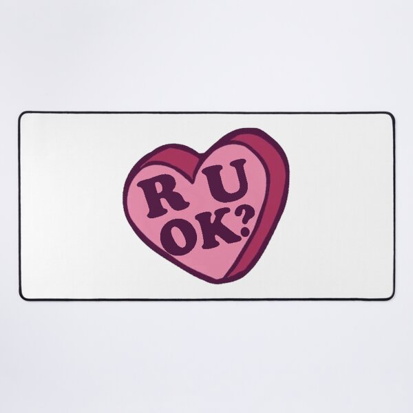 Item preview, R U Ok - HEART - You Okay designed and sold by maximinano100k.