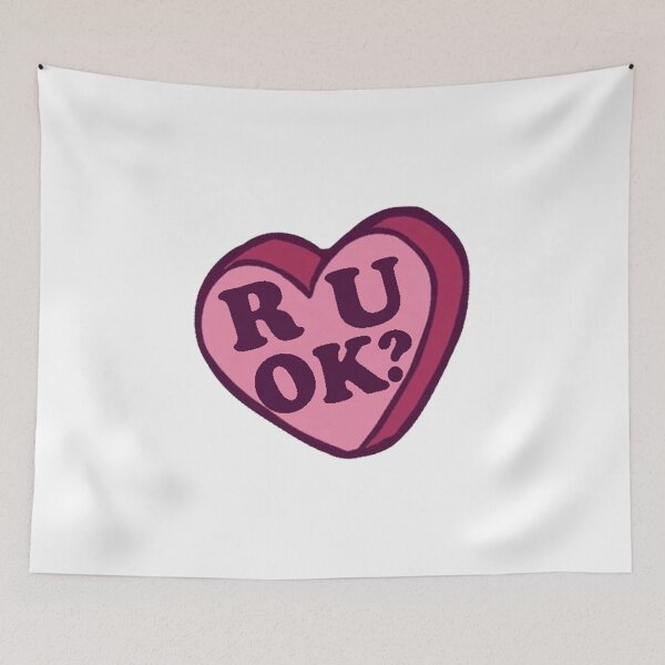 Item preview, R U Ok - HEART - You Okay designed and sold by maximinano100k.