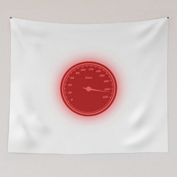 Item preview, Aesthetic red car gauge designed and sold by openimae45.
