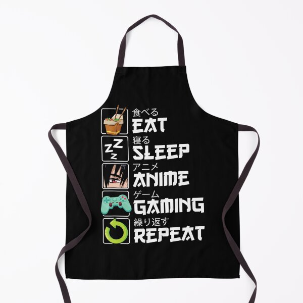 Item preview, Eat Sleep Anime Gaming Repeat Kawaii Otaku Anime Manga designed and sold by Arigue.