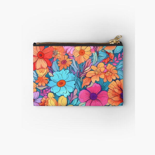 Item preview, 70s Psychedelic Flowers - Retro Floral Pattern designed and sold by Just-Flowers.