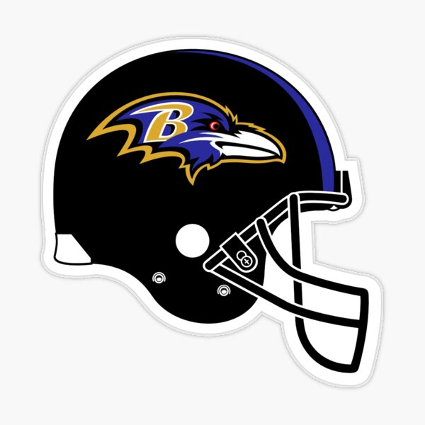 Youth Black Baltimore Ravens Helmet T-Shirt Size: Extra Large