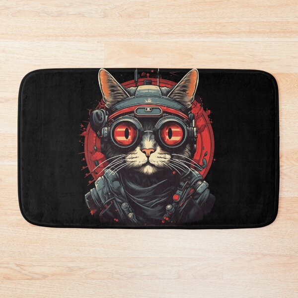 Item preview, Cat Pilot with Helmet and Goggles designed and sold by Digitalio.