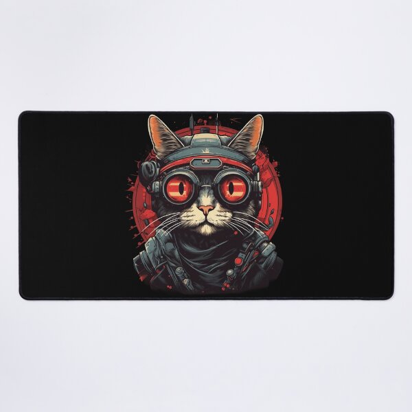 Item preview, Cat Pilot with Helmet and Goggles designed and sold by Digitalio.