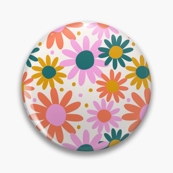 Item preview, Carol Brady Groovy Retro Flowers designed and sold by AlohaSadie.